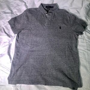 Polo Ralph Lauren Iconic Mesh Polo Cantebury Grey